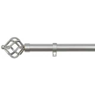 B&M Steel Mace Cage Curtain Pole 120 - 220cm 2 B&M Steel Mace Cage Curtain Pole 120 - 220cm - Image 2