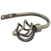 B&M Antique Brass Mace Curtain Hold Backs 2pk