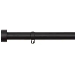 B&M Black Stud End Curtain Pole 70 - 120cm 2 B&M Black Stud End Curtain Pole 70 - 120cm - Image 2