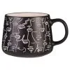 B&M Face Print Mug - Black