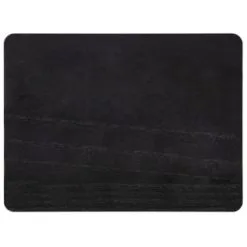 B&M Black Wooden Placemats 2pk -ComfyZone Shop 390405 2pk wooden placemats black 3