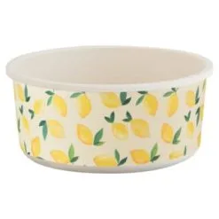 B&M Round Tubs 2pk - Lemons -ComfyZone Shop 392928 2pk reuse and repurpose round tubs lemon 2