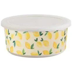 B&M Round Tubs 2pk - Lemons -ComfyZone Shop 392928 2pk reuse and repurpose round tubs lemon 4