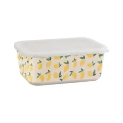 B&M Rectangular Tubs 2pk - Lemons -ComfyZone Shop 392929 2pk reuse and repurpose rectangle tubs lemon 7