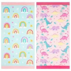 B&M Children's Beach Towel - Dinosaur -ComfyZone Shop 393914 childrens beach towel group 2