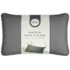 Simply Everyday Waffle Bath Pillow - Grey