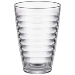 Simply Everyday Set Of 4 Ribbed Glasses