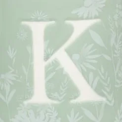 B&M Floral Alphabet Mug (Assorted) 17 B&M Floral Alphabet Mug (Assorted) -ComfyZone Shop 394400 floral alphabet mug green k 2