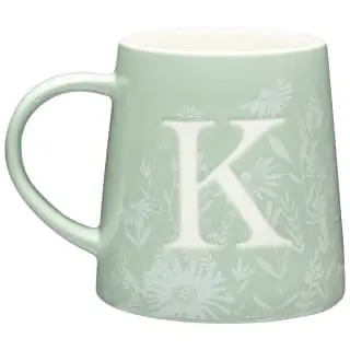B&M Floral Alphabet Mug (Assorted) 4 B&M Floral Alphabet Mug (Assorted) - Image 4