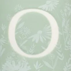 B&M Floral Alphabet Mug (Assorted) -ComfyZone Shop 394402 floral alphapet mug green o 2