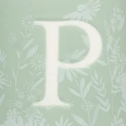 B&M Floral Alphabet Mug (Assorted) -ComfyZone Shop 394402 floral alphapet mug green p 2