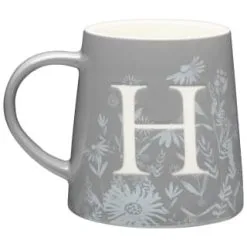 B&M Floral Alphabet Mug (Assorted)