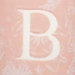 B&M Floral Alphabet Mug (Assorted) -ComfyZone Shop 394402 floral alphapet mug pink b 2