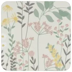 B&M Floral Placemat & Coaster Set 8pc -ComfyZone Shop 394455 floral placemat and coaster set 8pc 3