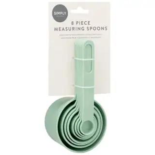 Simply Everyday Measuring Spoons 8pk - Mint 1 Simply Everyday Measuring Spoons 8pk - Mint