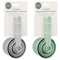 Simply Everyday Measuring Spoons 8pk - Mint 5 Simply Everyday Measuring Spoons 8pk - Mint -ComfyZone Shop 394506 8 piece measuring spoons group