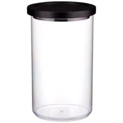 B&M Canister With Airtight Wooden Lid 750ml