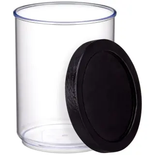 B&M Canister With Airtight Wooden Lid 2L 2 B&M Canister With Airtight Wooden Lid 2L - Image 2