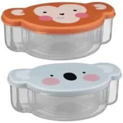 Simply Kids Storage Tubs 4pk - Monkey -ComfyZone Shop 398838 4pk animal tubs group