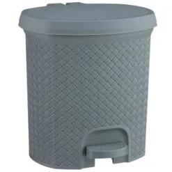 B&M Knit Peddle Bin - Grey