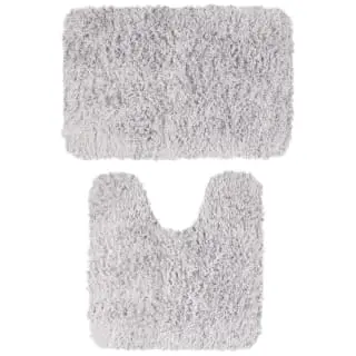 Simply Everyday Grey - Tufted Pedestal Mat 2 Simply Everyday Grey - Tufted Pedestal Mat - Image 2